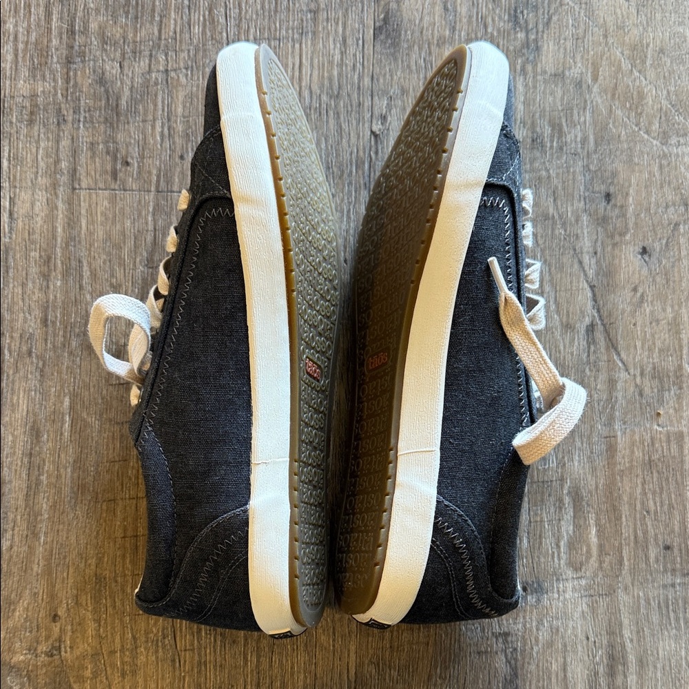 Taos Footwear Star charcoal wash canvas causal shoes - Picture 5 of 8